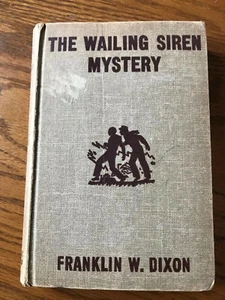 VINTAGE HARDY BOYS THE WAILING SIREN MYSTERY 1951 BOOK BROWN F W DIXON  - Picture 1 of 5