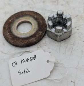 OEM Kawasaki Axle Nut and Washer 42045-018 92200-1474 #2 - Picture 1 of 1
