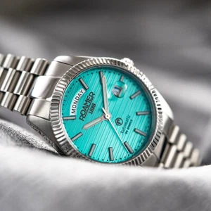 Roamer Primeline Daydate II 981666 41 05 50 Automatik Herrenuhr Armbanduhr - Bild 1 von 8