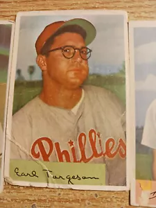 1954 Bowman #63 Earl Torgeson POVERO - Spedizione combinata! - Foto 1 di 1