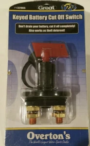 12V 100 AMP Battery Switch Master isolator KEYED Cut Off Kill Switch 51030 32965 - Picture 1 of 2