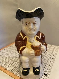 Antigua jarra grande Toby sentada INGLATERRA - Imagen 1 de 9