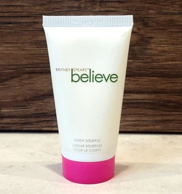Britney Spears ~ Believe ~ 1.7 盎司身体露芦(奶油/乳液),50 毫升,全新无标签 (XN1) — 第 1/2 张图片