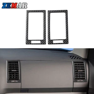 2x Cubierta de salida de ventilación de aire de pasajero de fibra de carbono para Toyota Tundra 2007-2013 - Imagen 1 de 10