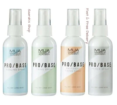 MUA Pro Base Fixing & Setting Spray Keeps Foundation & Makeup Fresh All Day Long - Image 1 of 4