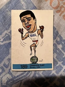 1972 bergmann verlag munchen cassius clay boxing card muhammad ali Germany - Picture 1 of 2