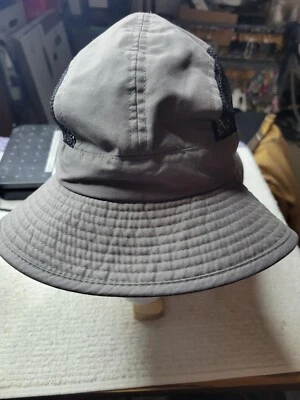 Boonie Hat With Neck Flap Gray With Black Mesh Unbranded - Image 1 of 4