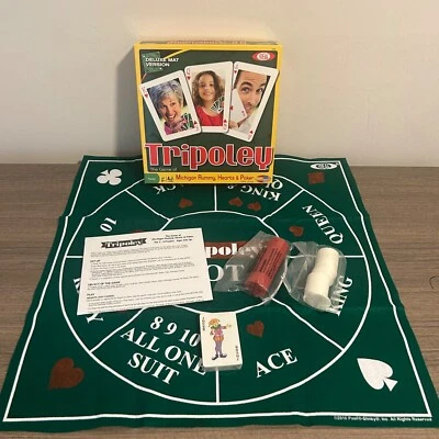 Tripooley Michigan Rummy Hearts 扑克牌游戏 - 完整全新,开箱 — 第 1/4 张图片