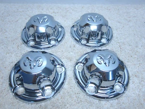 1994 - 2001 DODGE RAM 1500 OEM 16" WHEEL CHROME CENTER CAP SET 52038267 #2I-6 - Picture 1 of 2