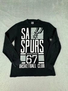 San Antonio Spurs Hemd Herren Medium Schwarz All Over Print Thermo Langarm - Bild 1 von 9