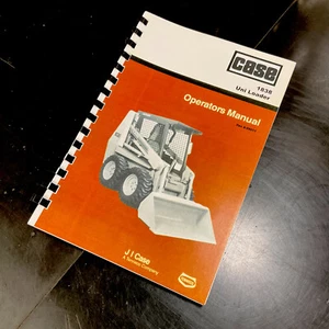 Operators Manual for Case 1838 Uni-Loader Skid Steer Owners Maintenance - Picture 1 of 6
