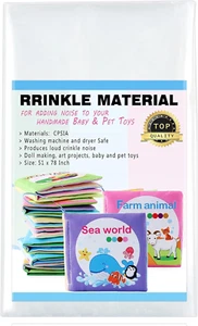 Noise Making Crinkle Paper Crinkle Material Noise Maker Plastic Film for Dog Cat - Picture 1 of 12