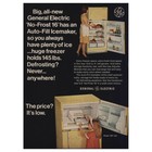 1966 General Electric: No Frost Auto Fill Icemaker Vintage Print Ad