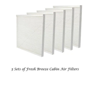 Set of 5 Cabin Air Filter For Nissan Sentra Altima Maxima Murano Quest CF11173 - Picture 1 of 10