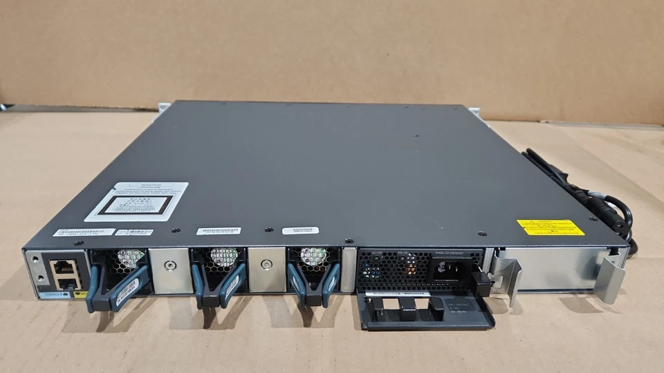 Cisco Catalyst WS-C3650-48TS-L 48-Port GE 4x1G SFP Uplink 250WAC Switch - Image 1 of 1