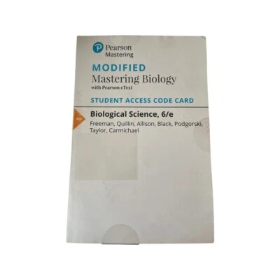 Biological Science, 6/e  Mastering Biology w/Pearson eText only, not a book  - Image 1 of 2