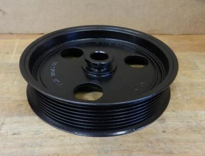 1995-97 Ford F250, F350 446 7.3L used Diesel power steering pulley F5TE-3D673-AA - Image 1 of 4
