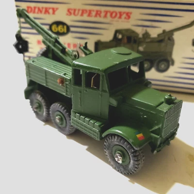 Tractor de recuperación Dinky Supertoys Mecanno diecast # 661 caja de camión Foto 1 de 4