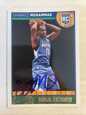 2013 Hoops Shabazz Muhammad Autographed Card Minnesota Timberwolves #274 CB1857 - Image 1 of 2