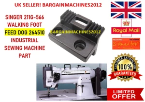 PIEZA DE MÁQUINA DE COSER INDUSTRIAL SINGER 211G-566 PARA CAMINAR PIE PERRO 264510 - Imagen 1 de 4