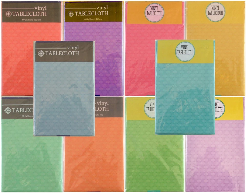 Colored Basket Weave Pattern Vinyl Flannel Back Tablecloth Var. Sizes/Colors - Image 1 of 1