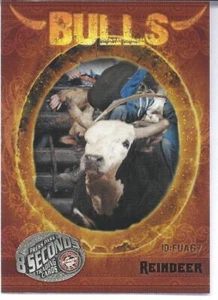 2010 Press Pass PBR 8 Seconds BULLS Insert REINDEER American Bucking Bull Rodeo - Picture 1 of 1