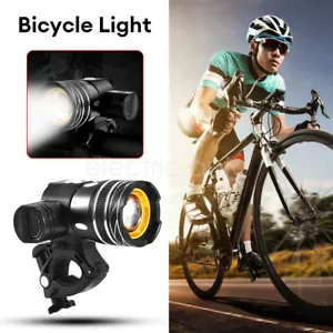 1 Juego de luces LED recargables para bicicleta MTB bicicleta de carreras faros delanteros + luz trasera - Imagen 1 de 19