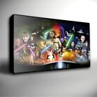 STAR WARS Montage - Giclee Wall Art CANVAS Print Poster Picture +Many Sizes...