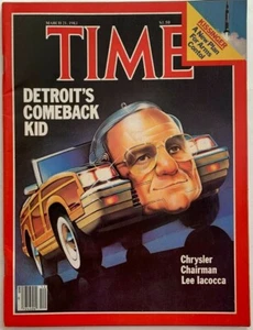 *RARE TYPO* March 21, 1983 Newsstand TIME Magazine - LEE IACOCCA - Picture 1 of 5