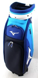 Mizuno Tour White/Blue/Navy Cart Bag with 6-Way-Top / Brand New 10.0 - Picture 1 of 8