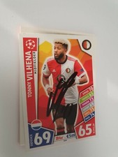TONNY VILHENA * FEYENOORD 365 TRADING CARD ORIGINAL SIGNED - PANINI