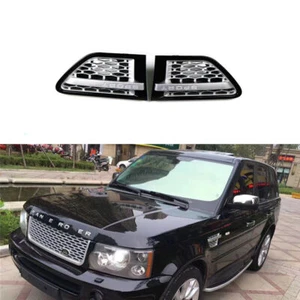 2Pcs Fit for Land Rover Range Rover Sport 2006-2013 Grille Side Vent Grill Mesh - Foto 1 di 4