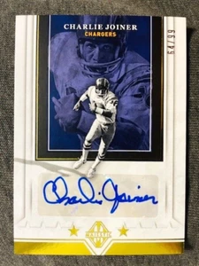 2018 Panini Majestic Charlie Joiner Signatures Auto Autograph Card /99 Rare - Bild 1 von 2