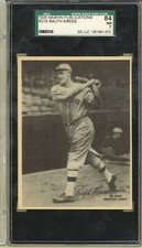 1929 R316 Kashin Publications RALPH KRESS St. Louis Cardinals SGC NM 7