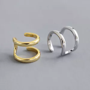 Ohrklemme Ear cuff 925 Sterling Silber Ohrclip Ohrringe Damen Herren A1116 - Bild 1 von 12