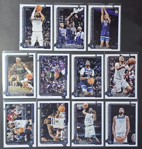 2025-26 Topps Minnesota Timberwolves 11 Karten Team Set mit RCs keine doppelten  - Bild 1 von 1