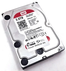 Western Digital WD Red 3TB 5400RPM 64MB 3.5" Hard Drive HDD NASware 2.0 WD30EFRX - Picture 1 of 7