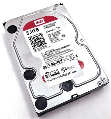 Western Digital WD Red 3TB 5400RPM 64MB 3.5" Hard Drive HDD NASware 2.0 WD30EFRX - Image 1 of 4