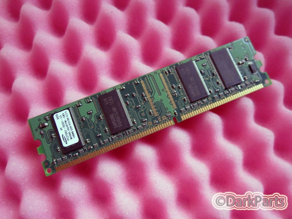 Samsung M368L1624FTM-CB3 128MB PC2700U-25331-C3 DDR-RAM CL2.5 - Image 1 of 1