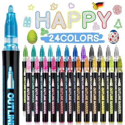 Magische Stifte Glitzerstifte kinder Zauberstifte Metallic Glitzer Lackstif TOP - Bild 1 von 4