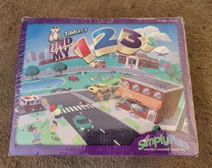 SIMPLY FUN TIBBAR'S FIND MY 123 & ABC JUMBO PUZZLES LESEN & MATHEMATIK NEU 2009 - Bild 1 von 6