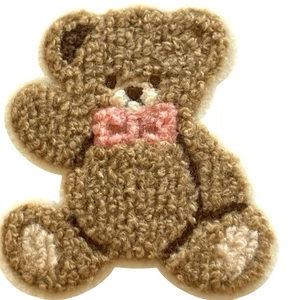 ¡OSO DE PELUCHE!  ¡TAN LINDO! PARCHE PLANCHADO + ¡UNA PEGATINA GRATIS! - Imagen 1 de 3
