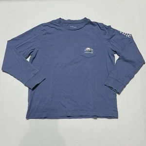Vineyard Vines Mädchen Langarm blau Grafik Pullover Größe 7 - Bild 1 von 8