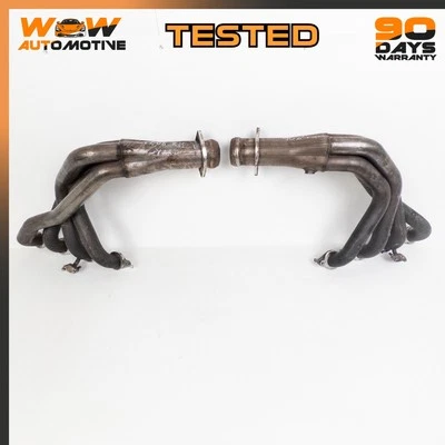 01-04 JUEGO DE CABEZALES DE ESCAPE PERSONALIZADOS CHEVROLET CORVETTE C5 POSVENTA KOOKS OEM Foto 1 de 4