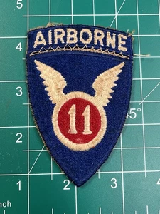 Parche aerotransportado de una pieza de la 11ª Guerra Mundial - Imagen 1 de 2