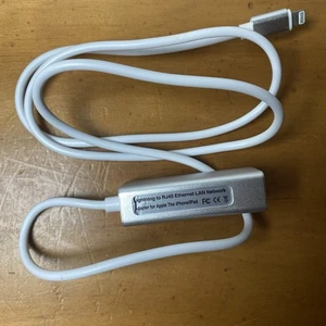 Lightning to RJ45 Ethernet LAN Network Adapter for Apple The iPhone/iPad - Picture 1 of 1