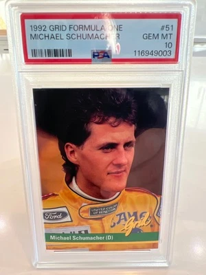 Grid Formula One 1992 Michael Schumacher #51 PSA 10 Foto 1 de 2