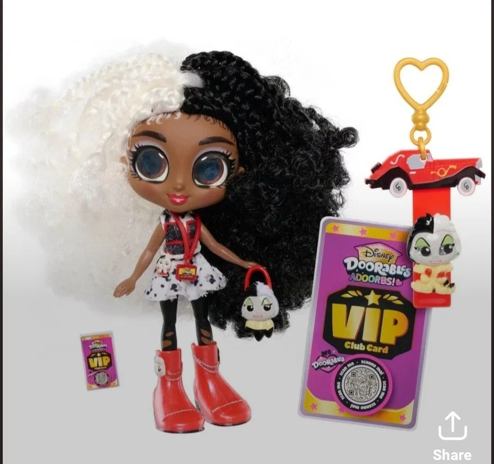 Disney Doorables ADOORBS! Muñeca SUPERFAN CHANTEL Cruella 101 Dálmatas Foto 1 de 1