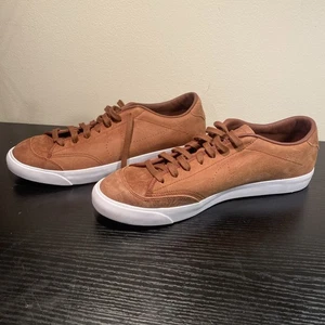 Scarpe sneakers uomo NIKE ALL COURT 2 basse marroni misura 10,5 con ricevuta orig - Foto 1 di 11