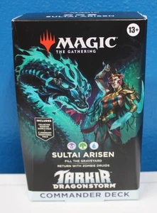 Magic The Gathering MTG Tarkir Dragonstorm Sultai Arisen Commander Deck New - Picture 1 of 9